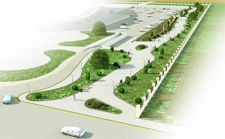 LANDSCAPING WORKS AT NATIONAL GYMNASTICS ARENA — photo 6