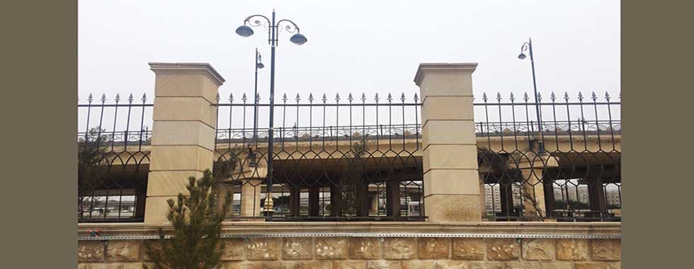 CONSTRUCTION OF FENCE AT NATIONAL GYMNASTICS ARENA — photo 2