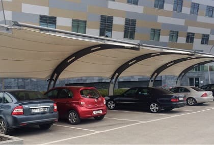 CONSTRUCTION OF CANOPY OVER CARPARK — photo 8