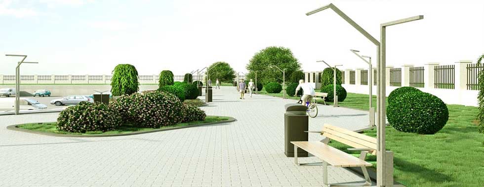 LANDSCAPING WORKS AT NATIONAL GYMNASTICS ARENA — photo 2